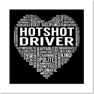 Hotshot Driver Heart Posters and Art